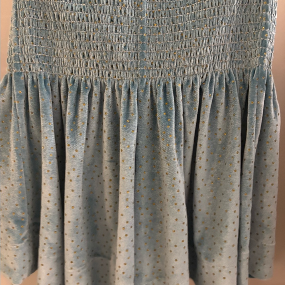 Koch Light Blue Smocked Top - Picture 3 of 8
